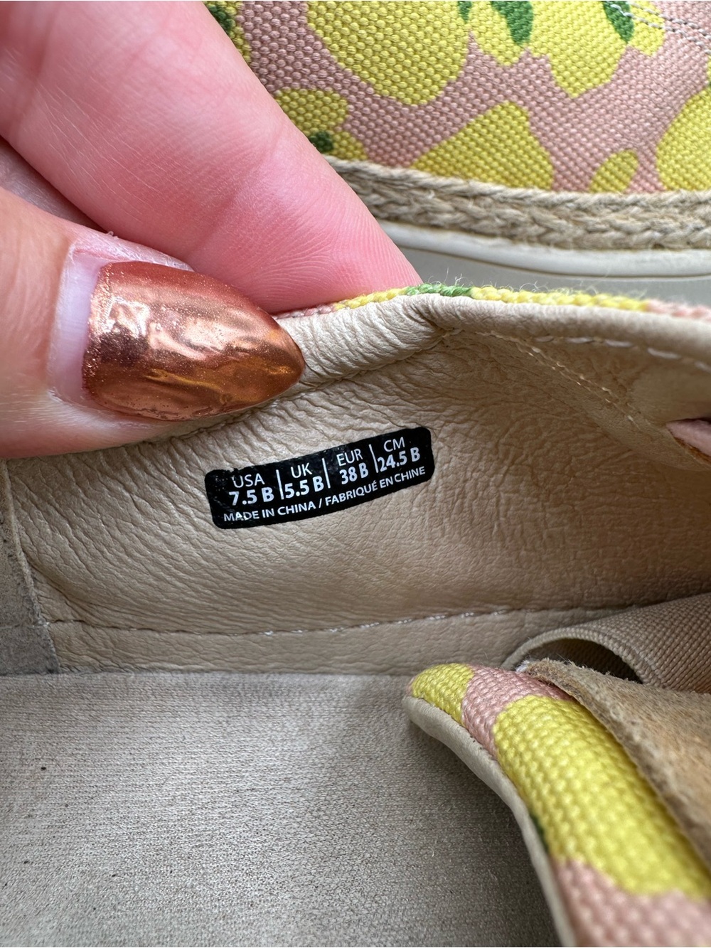 Spenco Malibu Lace Sneakers Women 7.5B Pink Lemon - Picture 10 of 11